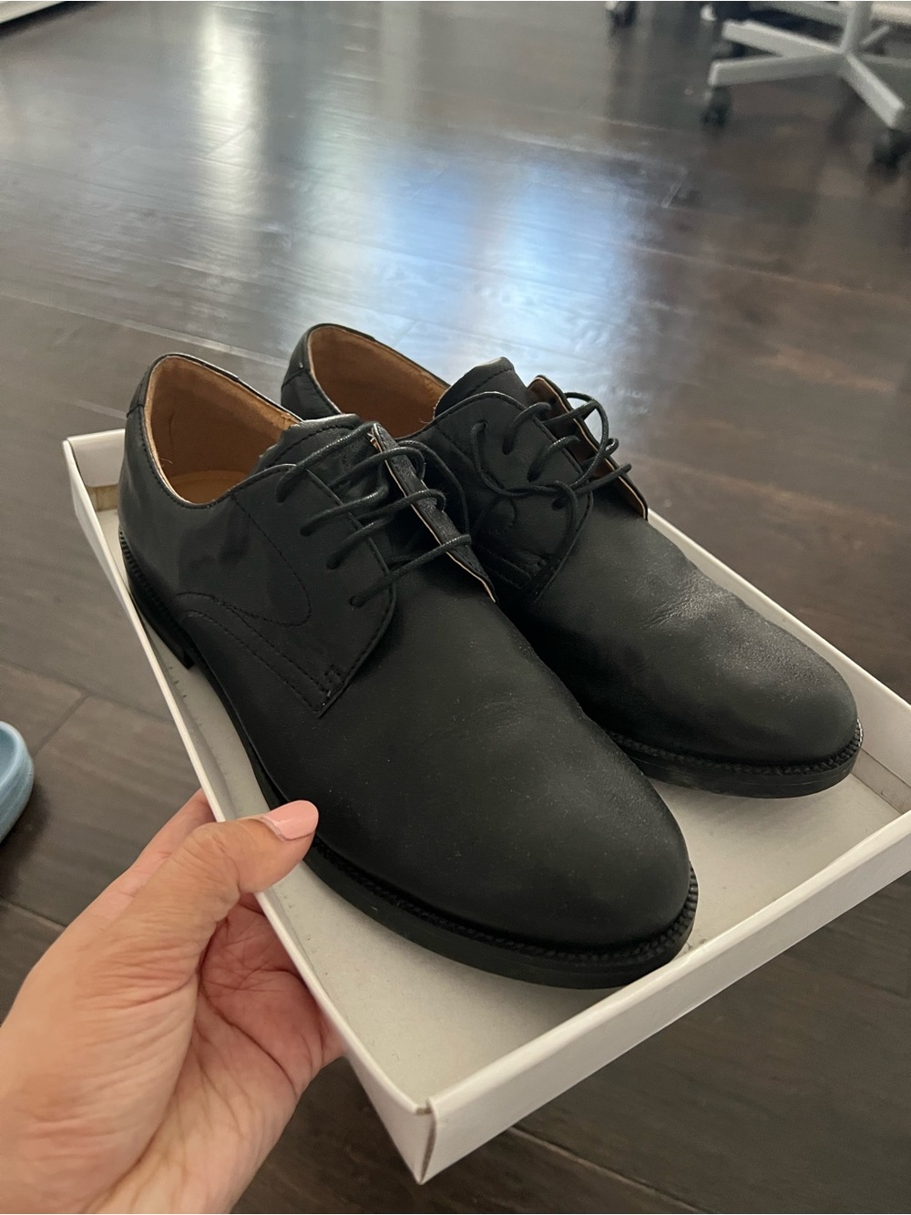 Nordstrom Kids - Black Kids' Leather Derby Dress Shoes